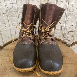 Vintage LL Bean Maine Duck Hunting Main Boots 13